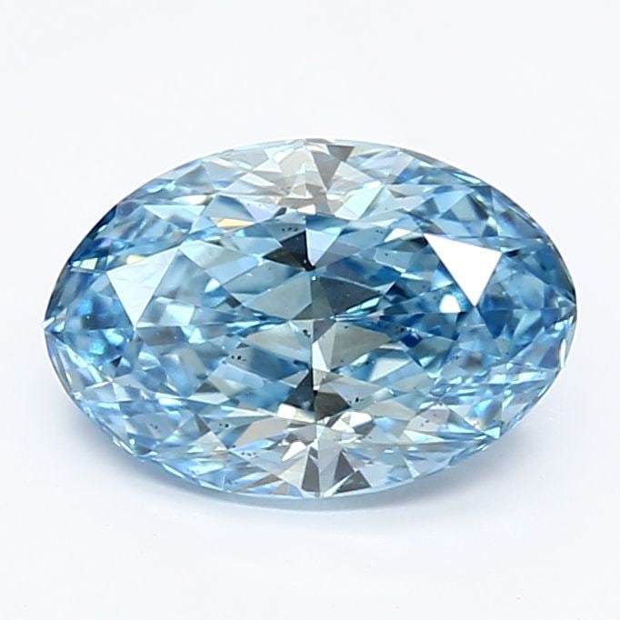 Loose Diamond - OVAL 1.51ct Fancy Vivid Blue VS2: Loose Diamond - OVAL 1.51ct Fancy Vivid Blue VS2 Source: This is a real non-mined Diamond that has been grown in a lab Shape: OVAL Carats: 1.51 Color: Fancy Vivid Blue Certification: IGI Video: