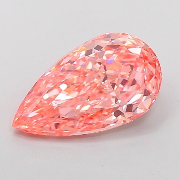 Loose Diamond - PEAR 3.59ct Fancy Vivid Pink VVS2: Loose Diamond - PEAR 3.59ct Fancy Vivid Pink VVS2 Source: This is a real non-mined Diamond that has been grown in a lab Shape: PEAR Carats: 3.59 Color: Fancy Vivid Pink Certification: IGI Video: