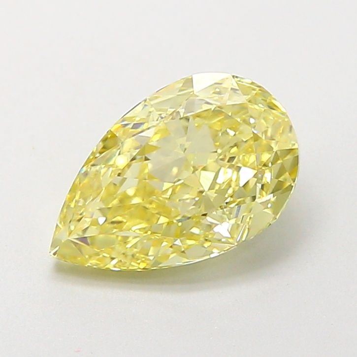 Loose Diamond - PEAR 1.52ct Fancy Yellow VVS2: Loose Diamond - PEAR 1.52ct Fancy Yellow VVS2 Source: This is a real non-mined Diamond that has been grown in a lab Shape: PEAR Carats: 1.52 Color: Fancy Yellow Certification: IGI Video: