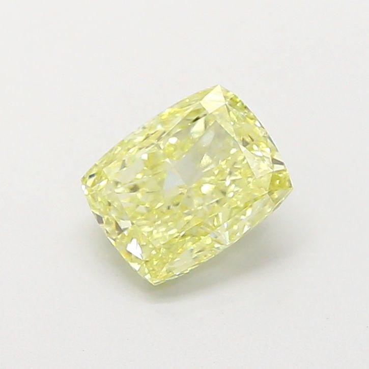 Loose Diamond - CUSHION MODIFIED 1.08ct Fancy Yellow VVS2: Loose Diamond - CUSHION MODIFIED 1.08ct Fancy Yellow VVS2 Source: This is a real non-mined Diamond that has been grown in a lab Shape: CUSHION MODIFIED Carats: 1.08 Color: Fancy Yellow Certification: 