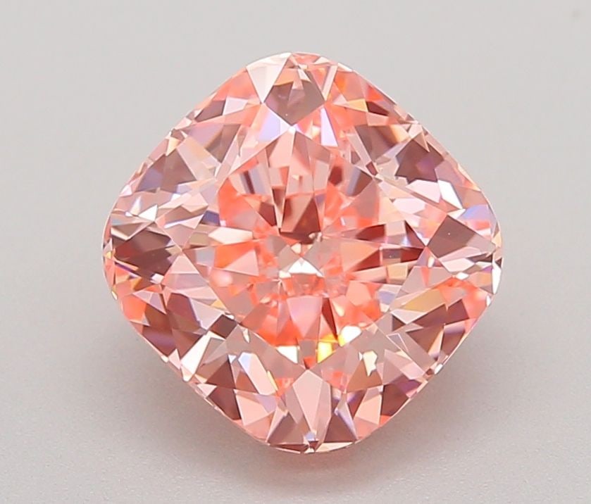 Loose Diamond - CUSHION MODIFIED 2.77ct Fancy Vivid Pink VS1: Loose Diamond - CUSHION MODIFIED 2.77ct Fancy Vivid Pink VS1 Source: This is a real non-mined Diamond that has been grown in a lab Shape: CUSHION MODIFIED Carats: 2.77 Color: Fancy Vivid Pink Certific