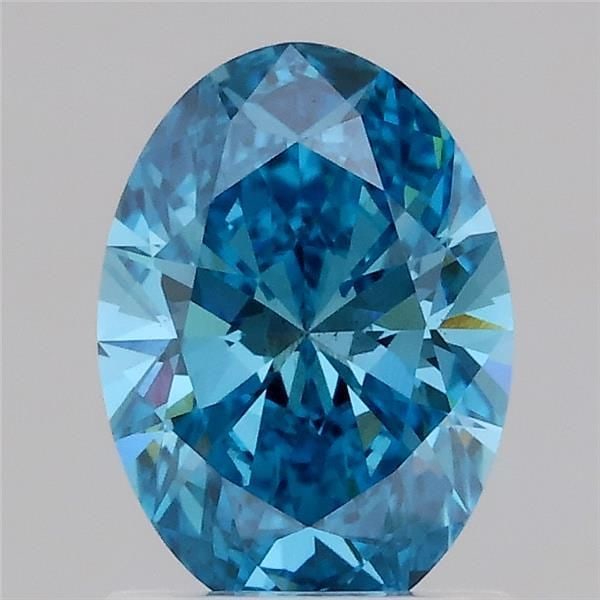 Loose Diamond - OVAL 1.11ct Fancy Vivid Blue VS2: Loose Diamond - OVAL 1.11ct Fancy Vivid Blue VS2 Source: This is a real non-mined Diamond that has been grown in a lab Shape: OVAL Carats: 1.11 Color: Fancy Vivid Blue Certification: IGI Video: