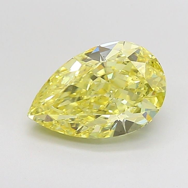 Loose Diamond - PEAR 3.04ct Fancy Intense Yellow VS2: Loose Diamond - PEAR 3.04ct Fancy Intense Yellow VS2 Source: This is a real non-mined Diamond that has been grown in a lab Shape: PEAR Carats: 3.04 Color: Fancy Intense Yellow Certification: IGI Video