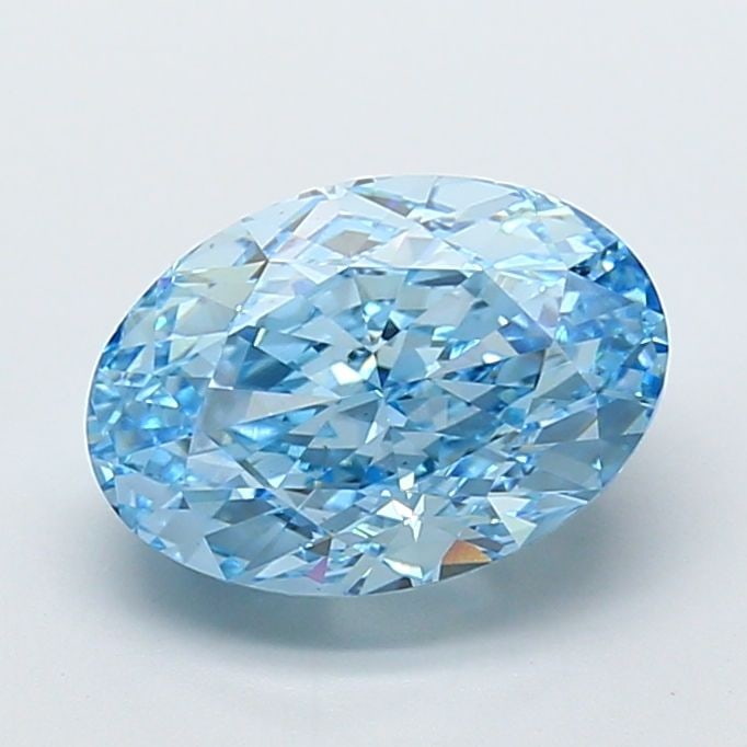 Loose Diamond - OVAL 5.05ct Fancy Vivid Blue VS1: Loose Diamond - OVAL 5.05ct Fancy Vivid Blue VS1 Source: This is a real non-mined Diamond that has been grown in a lab Shape: OVAL Carats: 5.05 Color: Fancy Vivid Blue Certification: IGI Video: