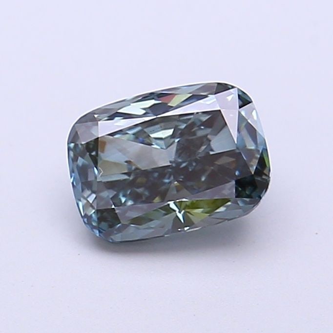 Loose Diamond - CUSHION MODIFIED 1.1ct Fancy Intense Greenish Blue VS1: Loose Diamond - CUSHION MODIFIED 1.1ct Fancy Intense Greenish Blue VS1 Source: This is a real non-mined Diamond that has been grown in a lab Shape: CUSHION MODIFIED Carats: 1.1 Color: Fancy Intense Gr