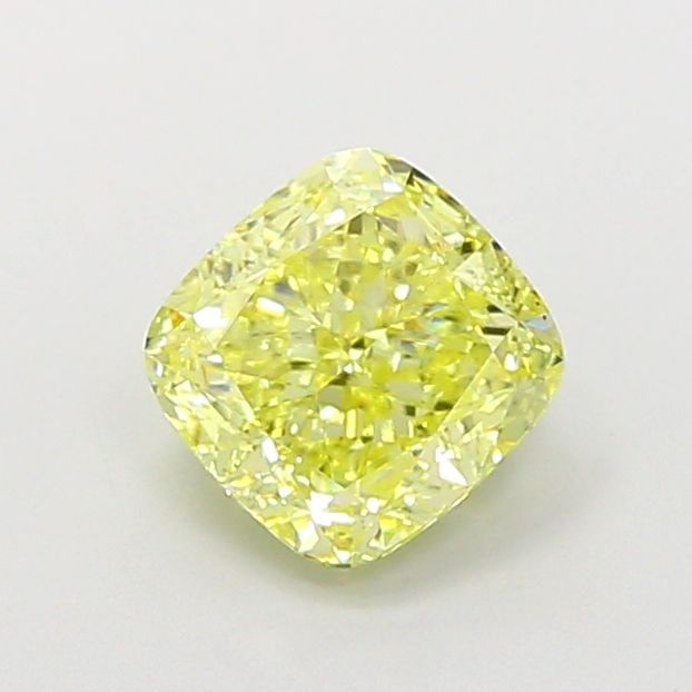 Loose Diamond - CUSHION MODIFIED 1.6ct Fancy Intense Yellow VS1: Loose Diamond - CUSHION MODIFIED 1.6ct Fancy Intense Yellow VS1 Source: This is a real non-mined Diamond that has been grown in a lab Shape: CUSHION MODIFIED Carats: 1.6 Color: Fancy Intense Yellow Ce
