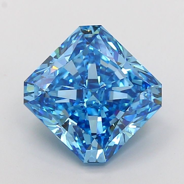 Loose Diamond - SQUARE RADIANT 5.01ct Fancy Vivid Blue VS1 (1 of 1)