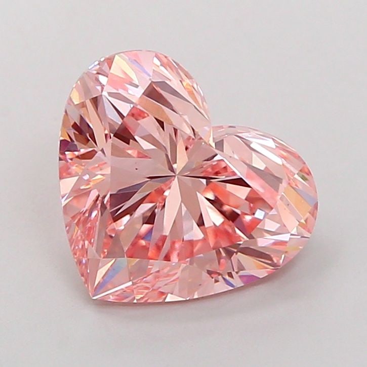 Loose Diamond - HEART 3.1ct Fancy Intense Pink VS1: Loose Diamond - HEART 3.1ct Fancy Intense Pink VS1 Source: This is a real non-mined Diamond that has been grown in a lab Shape: HEART Carats: 3.1 Color: Fancy Intense Pink Certification: IGI Video: