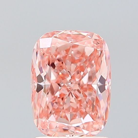 Loose Diamond - CUSHION MODIFIED 1.56ct Fancy Vivid Pink VS1: Loose Diamond - CUSHION MODIFIED 1.56ct Fancy Vivid Pink VS1 Source: This is a real non-mined Diamond that has been grown in a lab Shape: CUSHION MODIFIED Carats: 1.56 Color: Fancy Vivid Pink Certific