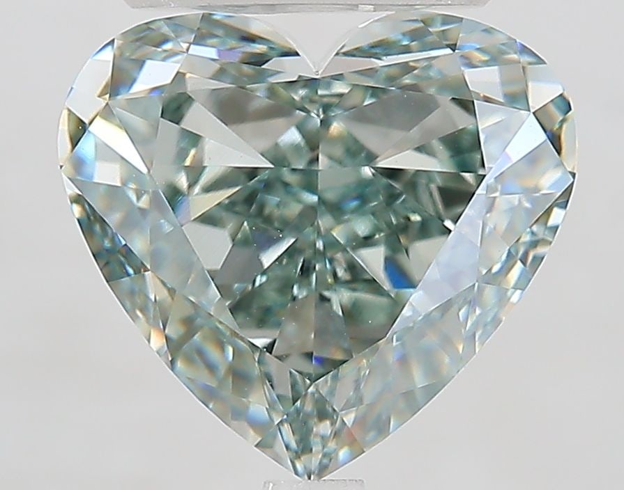 Loose Diamond - HEART 4.85ct Fancy Intense Gray Green VVS2: Loose Diamond - HEART 4.85ct Fancy Intense Gray Green VVS2 Source: This is a real non-mined Diamond that has been grown in a lab Shape: HEART Carats: 4.85 Color: Fancy Intense Gray Green Certification