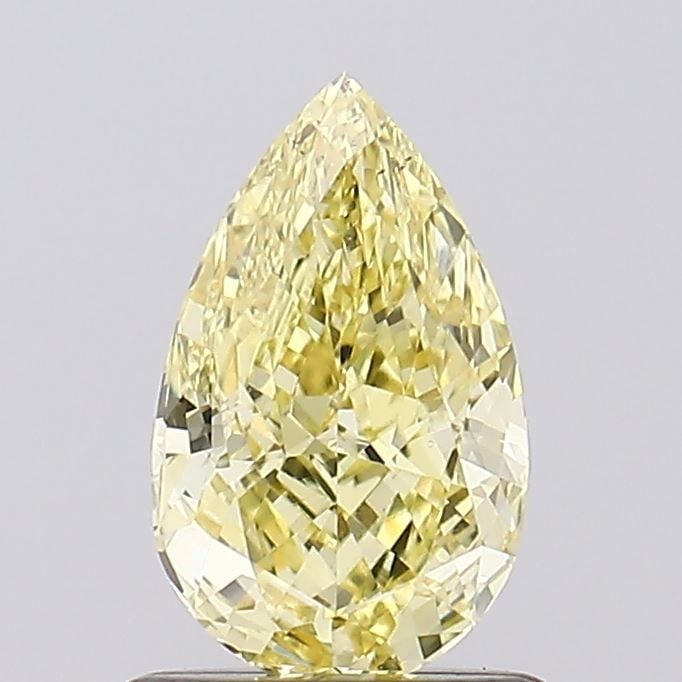 Loose Diamond - PEAR 1.0ct Fancy Intense Yellow VS2: Loose Diamond - PEAR 1.0ct Fancy Intense Yellow VS2 Source: This is a real non-mined Diamond that has been grown in a lab Shape: PEAR Carats: 1.0 Color: Fancy Intense Yellow Certification: IGI Video: