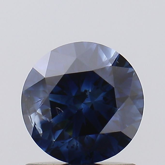 Loose Diamond - ROUND 1.06ct Fancy Deep Blue I2: Loose Diamond - ROUND 1.06ct Fancy Deep Blue I2 Source: This is a real non-mined Diamond that has been grown in a lab Shape: ROUND Carats: 1.06 Color: Fancy Deep Blue Certification: NONE Video:
