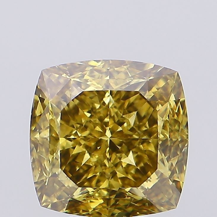 Loose Diamond - CUSHION MODIFIED 8.05ct Fancy Intense Gray Yellow VS2: Loose Diamond - CUSHION MODIFIED 8.05ct Fancy Intense Gray Yellow VS2 Source: This is a real non-mined Diamond that has been grown in a lab Shape: CUSHION MODIFIED Carats: 8.05 Color: Fancy Intense Gr