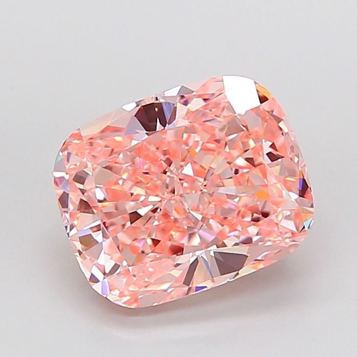 Loose Diamond - CUSHION MODIFIED 4.56ct Fancy Vivid Pink VS1: Loose Diamond - CUSHION MODIFIED 4.56ct Fancy Vivid Pink VS1 Source: This is a real non-mined Diamond that has been grown in a lab Shape: CUSHION MODIFIED Carats: 4.56 Color: Fancy Vivid Pink Certific