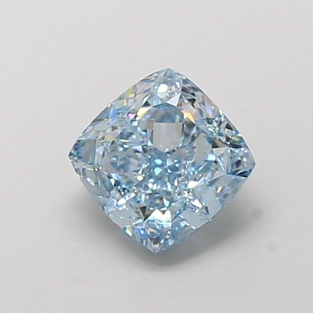 Loose Diamond - CUSHION MODIFIED 1.32ct Fancy Vivid Blue VVS1: Loose Diamond - CUSHION MODIFIED 1.32ct Fancy Vivid Blue VVS1 Source: This is a real non-mined Diamond that has been grown in a lab Shape: CUSHION MODIFIED Carats: 1.32 Color: Fancy Vivid Blue Certifi