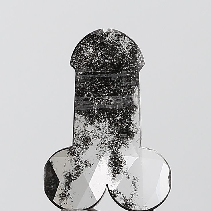 Loose Diamond - OTHER 1.35ct Salt and Pepper I2: Loose Diamond - OTHER 1.35ct Salt and Pepper I2 Source: This is a real non-mined Diamond that has been grown in a lab Shape: OTHER Carats: 1.35 Color: Salt and Pepper Certification: NONE Video: