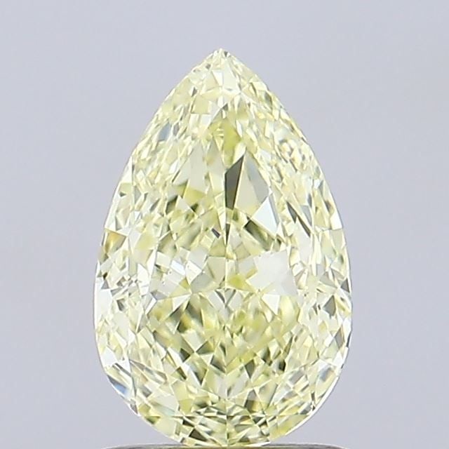 Loose Diamond - PEAR 1.02ct Fancy Yellow VVS2: Loose Diamond - PEAR 1.02ct Fancy Yellow VVS2 Source: This is a real non-mined Diamond that has been grown in a lab Shape: PEAR Carats: 1.02 Color: Fancy Yellow Certification: IGI Video: