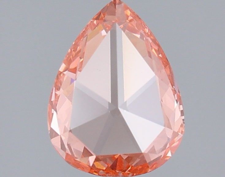 Loose Diamond - PEAR 1.02ct Fancy Intense Orangey Pink VS1: Loose Diamond - PEAR 1.02ct Fancy Intense Orangey Pink VS1 Source: This is a real non-mined Diamond that has been grown in a lab Shape: PEAR Carats: 1.02 Color: Fancy Intense Orangey Pink Certificatio