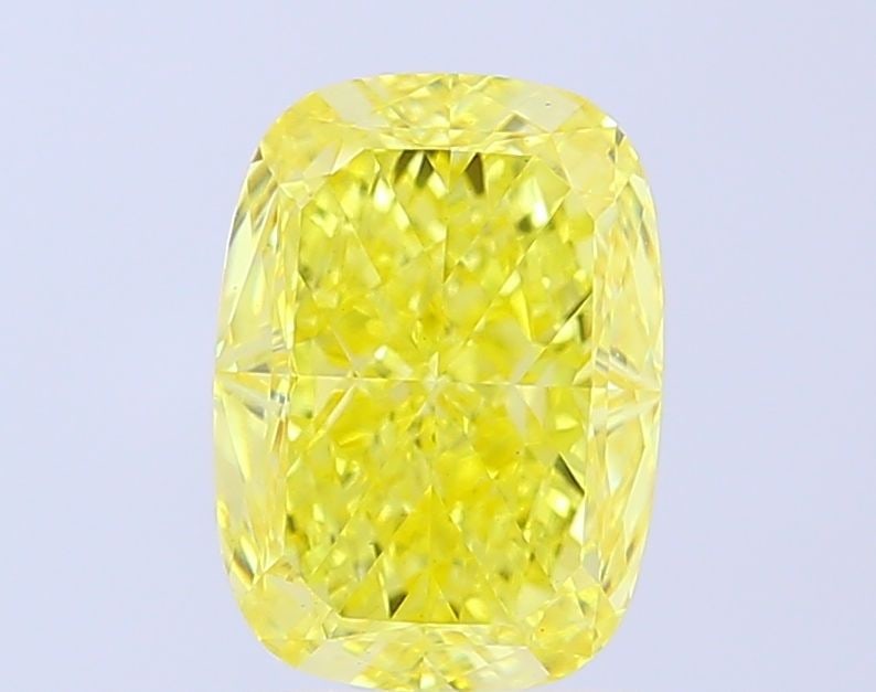 Loose Diamond - CUSHION MODIFIED 3.5ct Fancy Vivid Yellow VS1: Loose Diamond - CUSHION MODIFIED 3.5ct Fancy Vivid Yellow VS1 Source: This is a real non-mined Diamond that has been grown in a lab Shape: CUSHION MODIFIED Carats: 3.5 Color: Fancy Vivid Yellow Certif