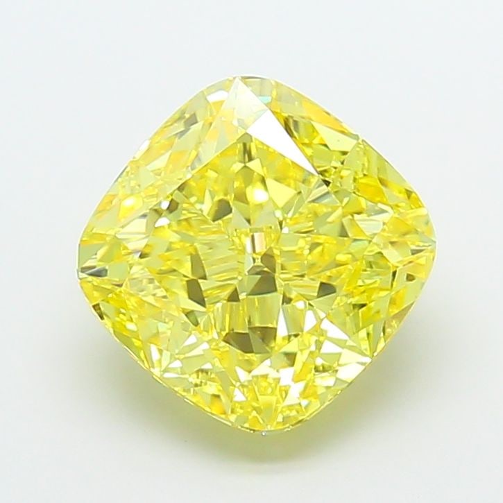 Loose Diamond - CUSHION MODIFIED 6.19ct Fancy Vivid Yellow VS1: Loose Diamond - CUSHION MODIFIED 6.19ct Fancy Vivid Yellow VS1 Source: This is a real non-mined Diamond that has been grown in a lab Shape: CUSHION MODIFIED Carats: 6.19 Color: Fancy Vivid Yellow Cert