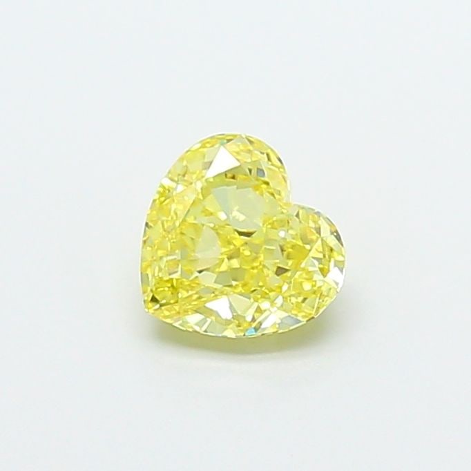Loose Diamond - HEART 1.03ct Fancy Intense Yellow VS1: Loose Diamond - HEART 1.03ct Fancy Intense Yellow VS1 Source: This is a real non-mined Diamond that has been grown in a lab Shape: HEART Carats: 1.03 Color: Fancy Intense Yellow Certification: IGI Vid