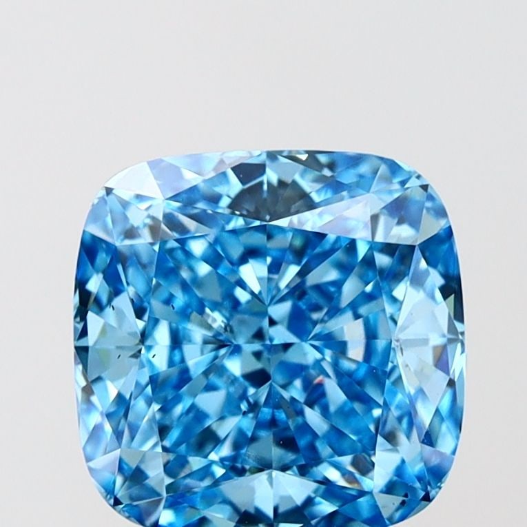 Loose Diamond - CUSHION MODIFIED 3.01ct Fancy Vivid Blue VS1: Loose Diamond - CUSHION MODIFIED 3.01ct Fancy Vivid Blue VS1 Source: This is a real non-mined Diamond that has been grown in a lab Shape: CUSHION MODIFIED Carats: 3.01 Color: Fancy Vivid Blue Certific