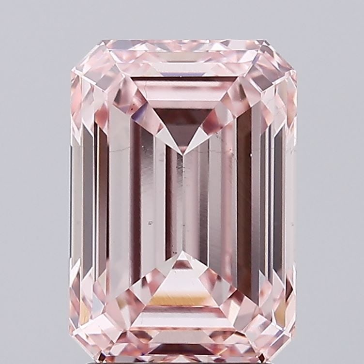 Loose Diamond - EMERALD 3.03ct Fancy Intense Pink VS2: Loose Diamond - EMERALD 3.03ct Fancy Intense Pink VS2 Source: This is a real non-mined Diamond that has been grown in a lab Shape: EMERALD Carats: 3.03 Color: Fancy Intense Pink Certification: IGI Vid