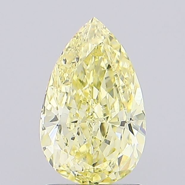 Loose Diamond - PEAR 1.65ct Fancy Yellow VS1: Loose Diamond - PEAR 1.65ct Fancy Yellow VS1 Source: This is a real non-mined Diamond that has been grown in a lab Shape: PEAR Carats: 1.65 Color: Fancy Yellow Certification: IGI Video: