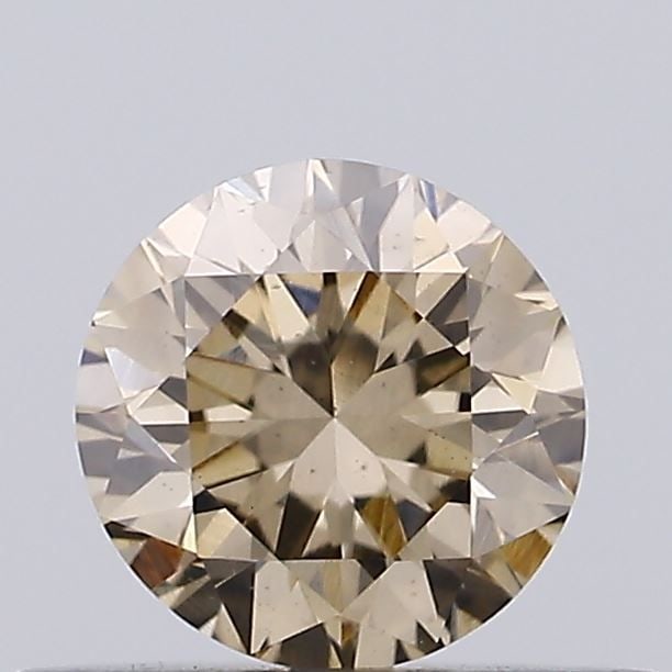 Loose Diamond - ROUND 0.43ct Fancy Light Brown VS2: Loose Diamond - ROUND 0.43ct Fancy Light Brown VS2 Source: This is a real non-mined Diamond that has been grown in a lab Shape: ROUND Carats: 0.43 Color: Fancy Light Brown Certification: IGI Video:
