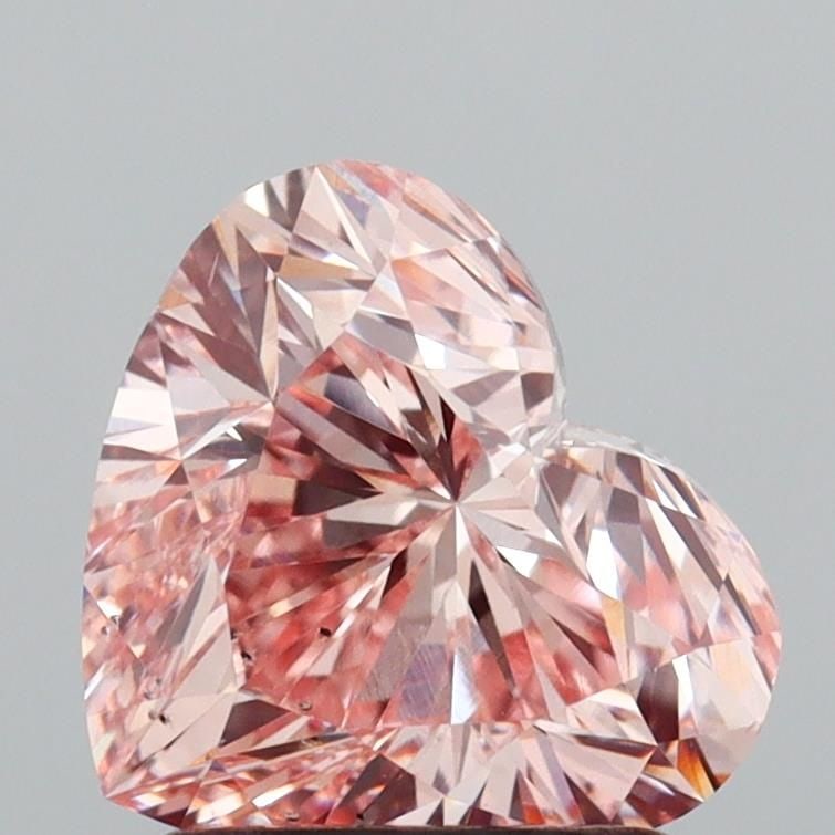 Loose Diamond - HEART 1.52ct Fancy Intense Pink SI1: Loose Diamond - HEART 1.52ct Fancy Intense Pink SI1 Source: This is a real non-mined Diamond that has been grown in a lab Shape: HEART Carats: 1.52 Color: Fancy Intense Pink Certification: IGI Video: