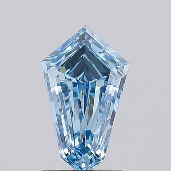 Loose Diamond - HEXAGONAL 1.09ct Fancy Vivid Blue VS1: Loose Diamond - HEXAGONAL 1.09ct Fancy Vivid Blue VS1 Source: This is a real non-mined Diamond that has been grown in a lab Shape: HEXAGONAL Carats: 1.09 Color: Fancy Vivid Blue Certification: IGI Vid