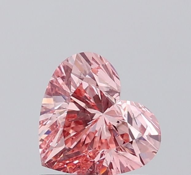 Loose Diamond - HEART 1.02ct Fancy Vivid Pink SI2: Loose Diamond - HEART 1.02ct Fancy Vivid Pink SI2 Source: This is a real non-mined Diamond that has been grown in a lab Shape: HEART Carats: 1.02 Color: Fancy Vivid Pink Certification: IGI Video: