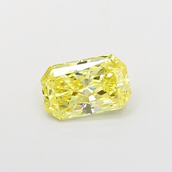 Loose Diamond - RADIANT 0.88ct Fancy Yellow VS2: Loose Diamond - RADIANT 0.88ct Fancy Yellow VS2 Source: This is a real non-mined Diamond that has been grown in a lab Shape: RADIANT Carats: 0.88 Color: Fancy Yellow Certification: IGI Video: