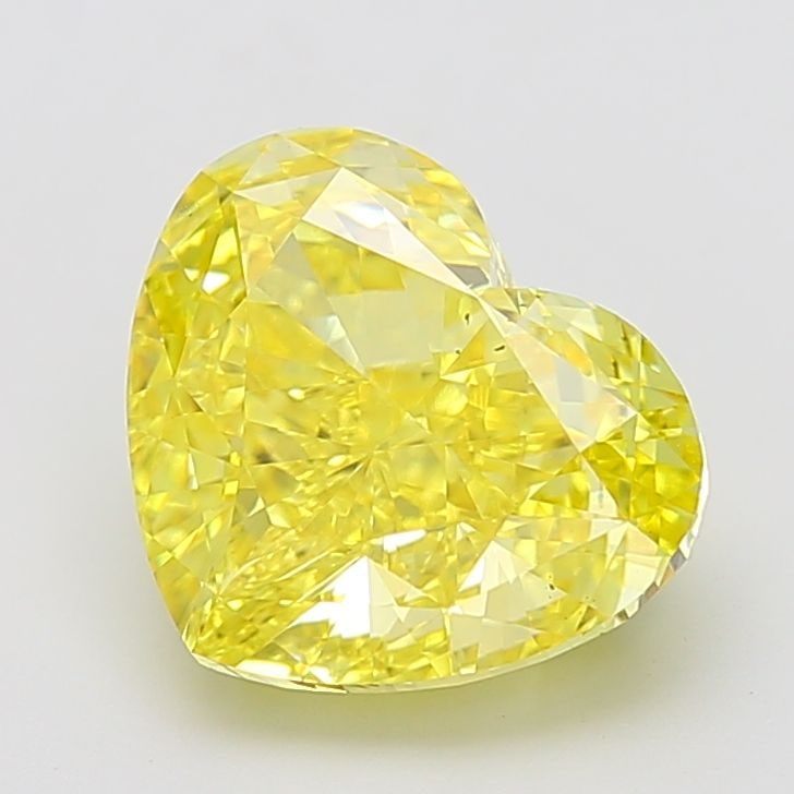 Loose Diamond - HEART 6.07ct Fancy Vivid Yellow VS1: Loose Diamond - HEART 6.07ct Fancy Vivid Yellow VS1 Source: This is a real non-mined Diamond that has been grown in a lab Shape: HEART Carats: 6.07 Color: Fancy Vivid Yellow Certification: IGI Video: