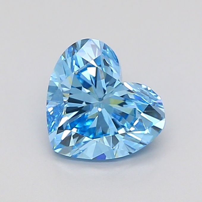 Loose Diamond - HEART 1.1ct Fancy Vivid Blue VVS2: Loose Diamond - HEART 1.1ct Fancy Vivid Blue VVS2 Source: This is a real non-mined Diamond that has been grown in a lab Shape: HEART Carats: 1.1 Color: Fancy Vivid Blue Certification: IGI Video: