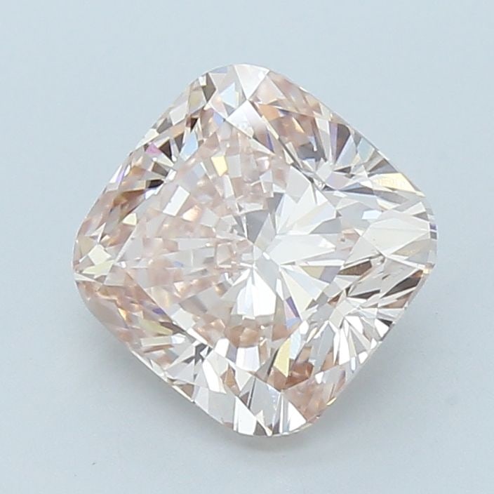 Loose Diamond - CUSHION MODIFIED 3.52ct Fancy Light Pinkish Brown VS1: Loose Diamond - CUSHION MODIFIED 3.52ct Fancy Light Pinkish Brown VS1 Source: This is a real non-mined Diamond that has been grown in a lab Shape: CUSHION MODIFIED Carats: 3.52 Color: Fancy Light Pink