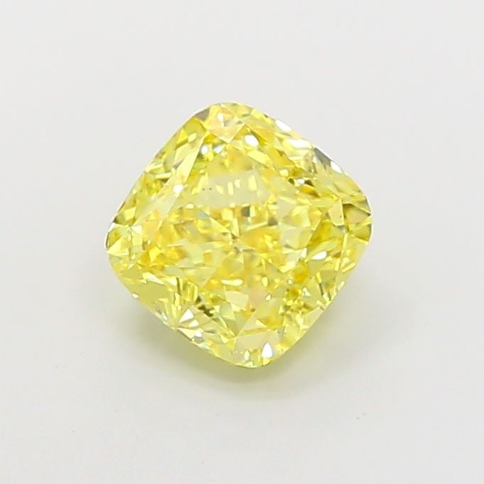 Loose Diamond - CUSHION MODIFIED 2.09ct Fancy Intense Yellow VS2: Loose Diamond - CUSHION MODIFIED 2.09ct Fancy Intense Yellow VS2 Source: This is a real non-mined Diamond that has been grown in a lab Shape: CUSHION MODIFIED Carats: 2.09 Color: Fancy Intense Yellow 
