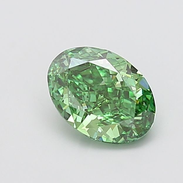 Loose Diamond - OVAL 1.54ct Fancy Vivid Green VS1: Loose Diamond - OVAL 1.54ct Fancy Vivid Green VS1 Source: This is a real non-mined Diamond that has been grown in a lab Shape: OVAL Carats: 1.54 Color: Fancy Vivid Green Certification: IGI Video: