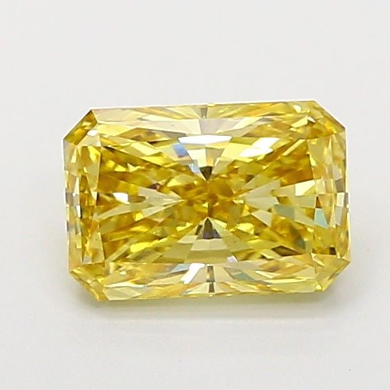 Loose Diamond - RADIANT 1.53ct Fancy Intense Yellow VS2: Loose Diamond - RADIANT 1.53ct Fancy Intense Yellow VS2 Source: This is a real non-mined Diamond that has been grown in a lab Shape: RADIANT Carats: 1.53 Color: Fancy Intense Yellow Certification: IGI