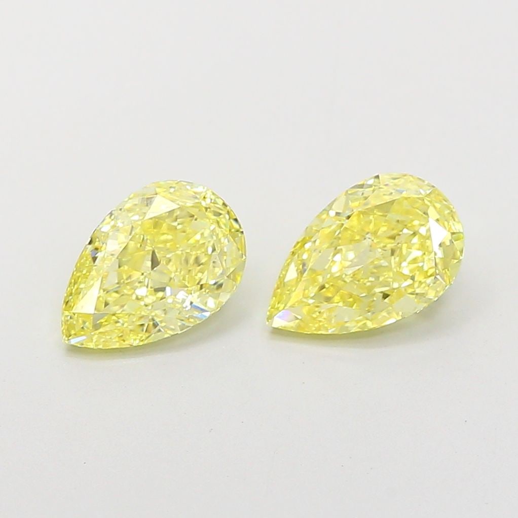 Loose Diamond - PEAR 1.2ct Fancy Intense Yellow VVS2: Loose Diamond - PEAR 1.2ct Fancy Intense Yellow VVS2 Source: This is a real non-mined Diamond that has been grown in a lab Shape: PEAR Carats: 1.2 Color: Fancy Intense Yellow Certification: IGI Video: