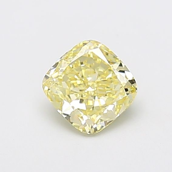 Loose Diamond - CUSHION MODIFIED 0.89ct Fancy Yellow VS1: Loose Diamond - CUSHION MODIFIED 0.89ct Fancy Yellow VS1 Source: This is a real non-mined Diamond that has been grown in a lab Shape: CUSHION MODIFIED Carats: 0.89 Color: Fancy Yellow Certification: I