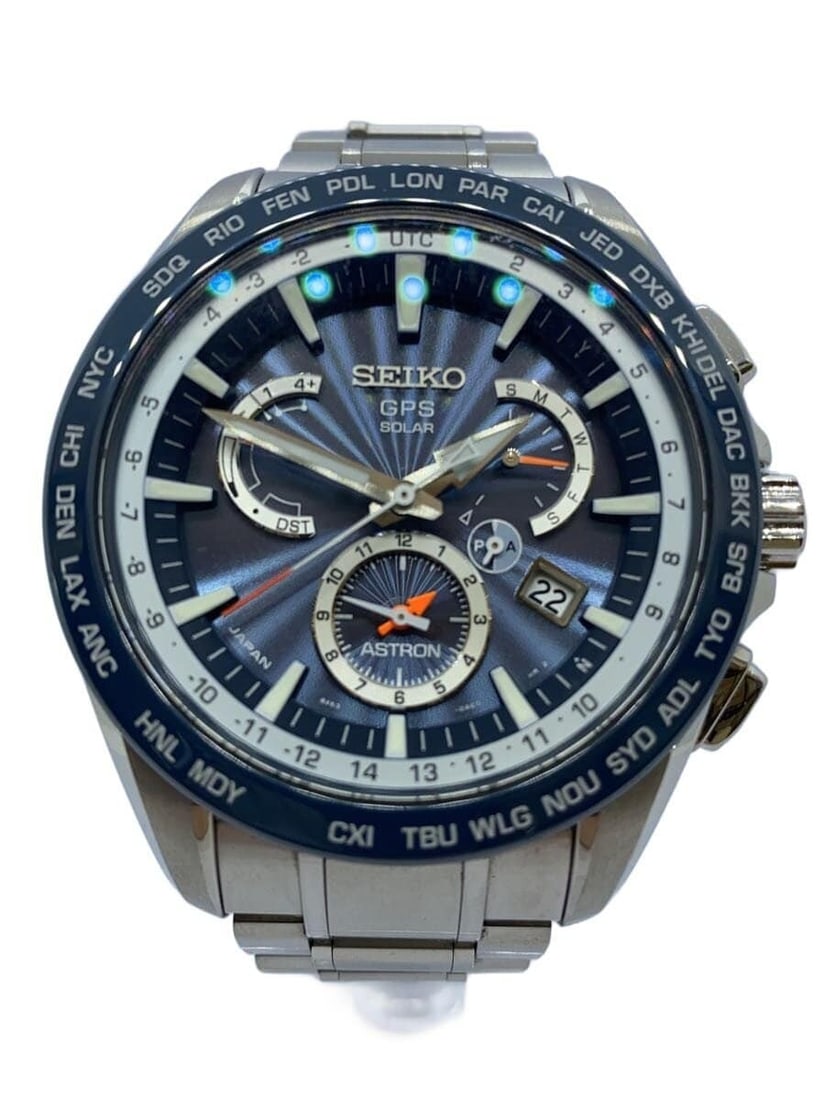 Seiko Astron 8X53-0AD0-2 Men's Wristwatch: Seiko Astron 8X53-0AD0-2 Men's Wristwatch This Seiko Astron 8X53-0AD0-2 men's wristwatch is crafted in Japan and designed for reliability and style. The watch shows slight signs of use, including some