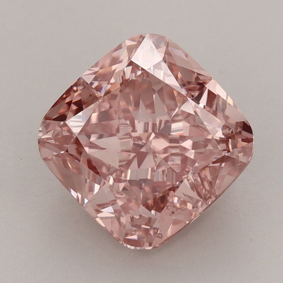 Loose Diamond - CUSHION MODIFIED 4.11ct Fancy Vivid Pink VVS2: Loose Diamond - CUSHION MODIFIED 4.11ct Fancy Vivid Pink VVS2 Source: This is a real non-mined Diamond that has been grown in a lab Shape: CUSHION MODIFIED Carats: 4.11 Color: Fancy Vivid Pink Certifi