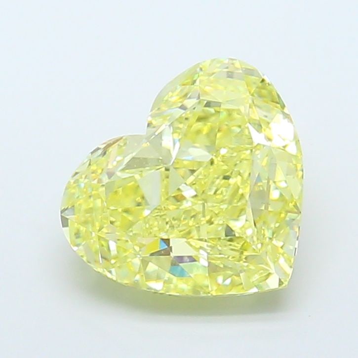 Loose Diamond - HEART 5.0ct Fancy Intense Yellow VS2: Loose Diamond - HEART 5.0ct Fancy Intense Yellow VS2 Source: This is a real non-mined Diamond that has been grown in a lab Shape: HEART Carats: 5.0 Color: Fancy Intense Yellow Certification: IGI Video