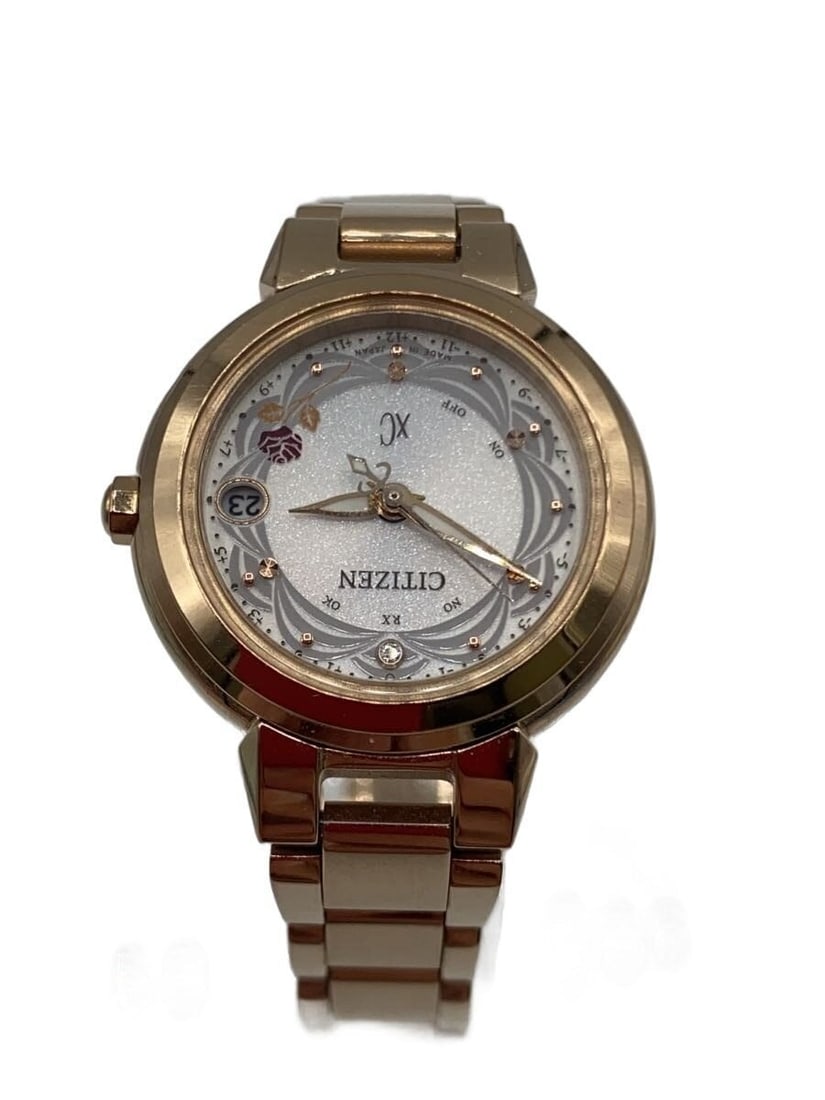 Citizen Disney Belle Motif Eco-Drive Women Wristwatch H060-A1CH401: Citizen Disney Belle Motif Eco-Drive Women Wristwatch H060-A1CH401 This pre-owned CITIZEN x Disney XC wristwatch features a Belle motif inspired by Beauty and the Beast. Designed for women, it is equi