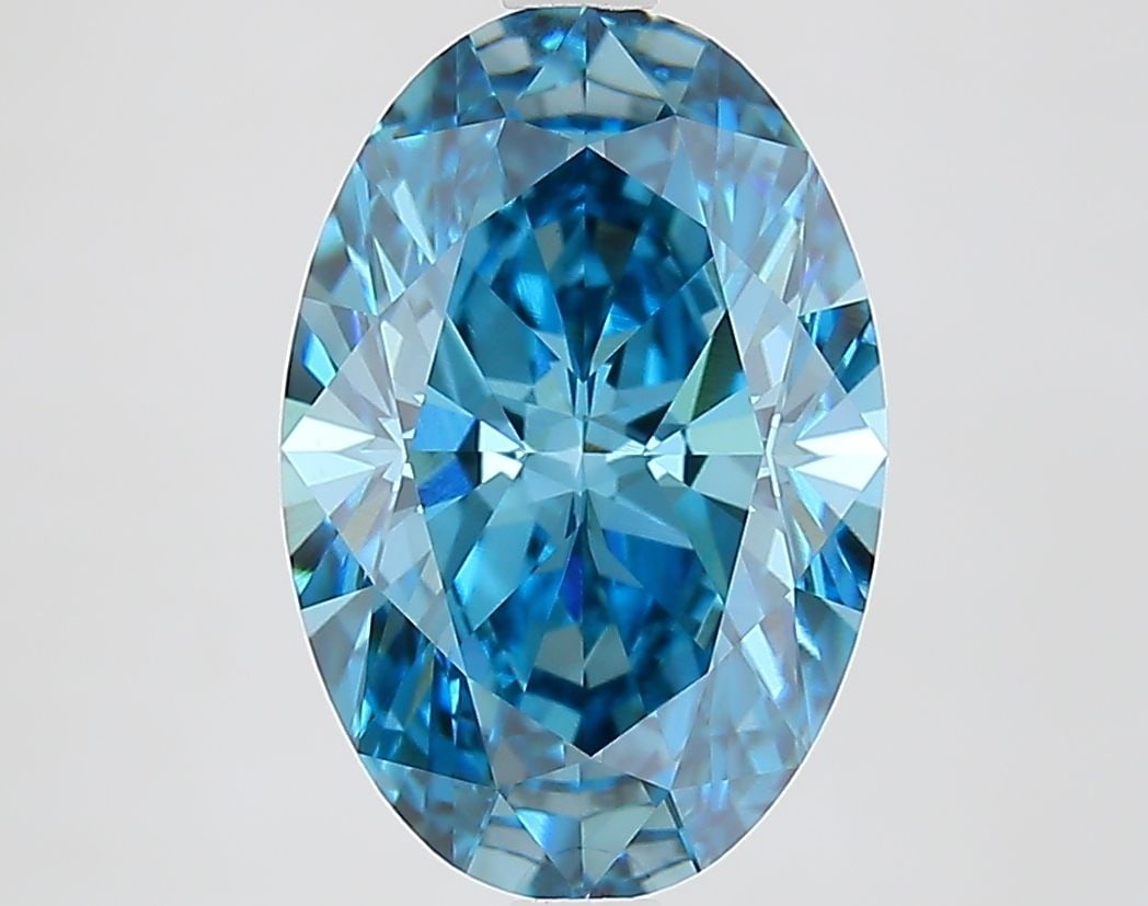 Loose Diamond - OVAL 3.28ct Fancy Vivid Blue VS1: Loose Diamond - OVAL 3.28ct Fancy Vivid Blue VS1 Source: This is a real non-mined Diamond that has been grown in a lab Shape: OVAL Carats: 3.28 Color: Fancy Vivid Blue Certification: IGI Video: