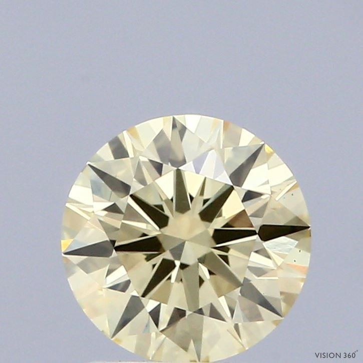 Ideal Loose Diamond - ROUND 1.58ct Fancy Light Yellow VS1: Ideal Loose Diamond - ROUND 1.58ct Fancy Light Yellow VS1 Source: This is a real non-mined Diamond that has been grown in a lab Shape: ROUND Carats: 1.58 Color: Fancy Light Yellow Certification: IGI V