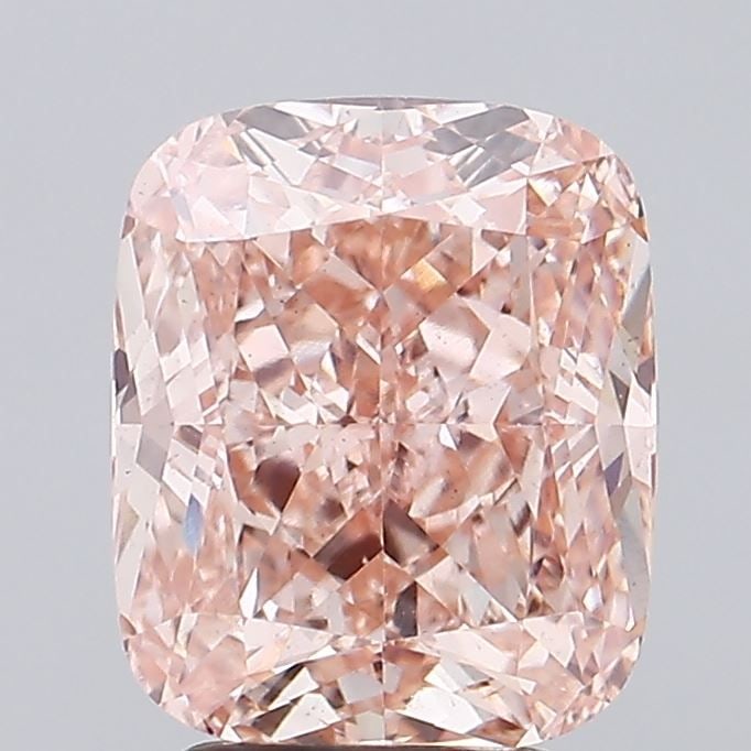 Loose Diamond - CUSHION MODIFIED 3.16ct Fancy Intense Brown Pink VS1: Loose Diamond - CUSHION MODIFIED 3.16ct Fancy Intense Brown Pink VS1 Source: This is a real non-mined Diamond that has been grown in a lab Shape: CUSHION MODIFIED Carats: 3.16 Color: Fancy Intense Bro