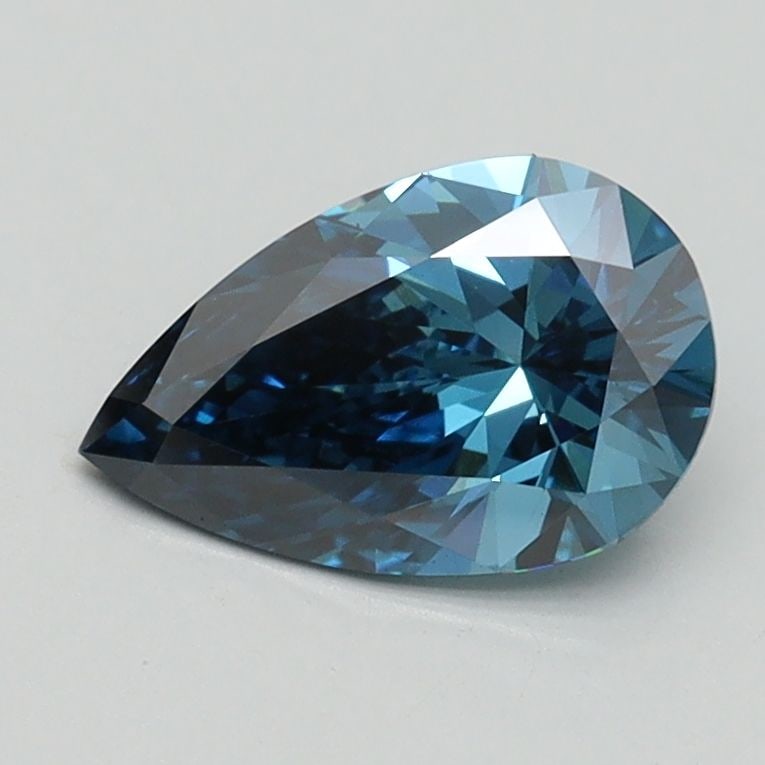 Loose Diamond - PEAR 0.91ct Fancy Vivid Blue VS1: Loose Diamond - PEAR 0.91ct Fancy Vivid Blue VS1 Source: This is a real non-mined Diamond that has been grown in a lab Shape: PEAR Carats: 0.91 Color: Fancy Vivid Blue Certification: IGI Video: