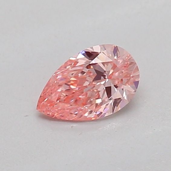 Loose Diamond - PEAR 0.17ct Fancy Vivid Pink VVS2: Loose Diamond - PEAR 0.17ct Fancy Vivid Pink VVS2 Source: This is a real non-mined Diamond that has been grown in a lab Shape: PEAR Carats: 0.17 Color: Fancy Vivid Pink Certification: IGI Video: